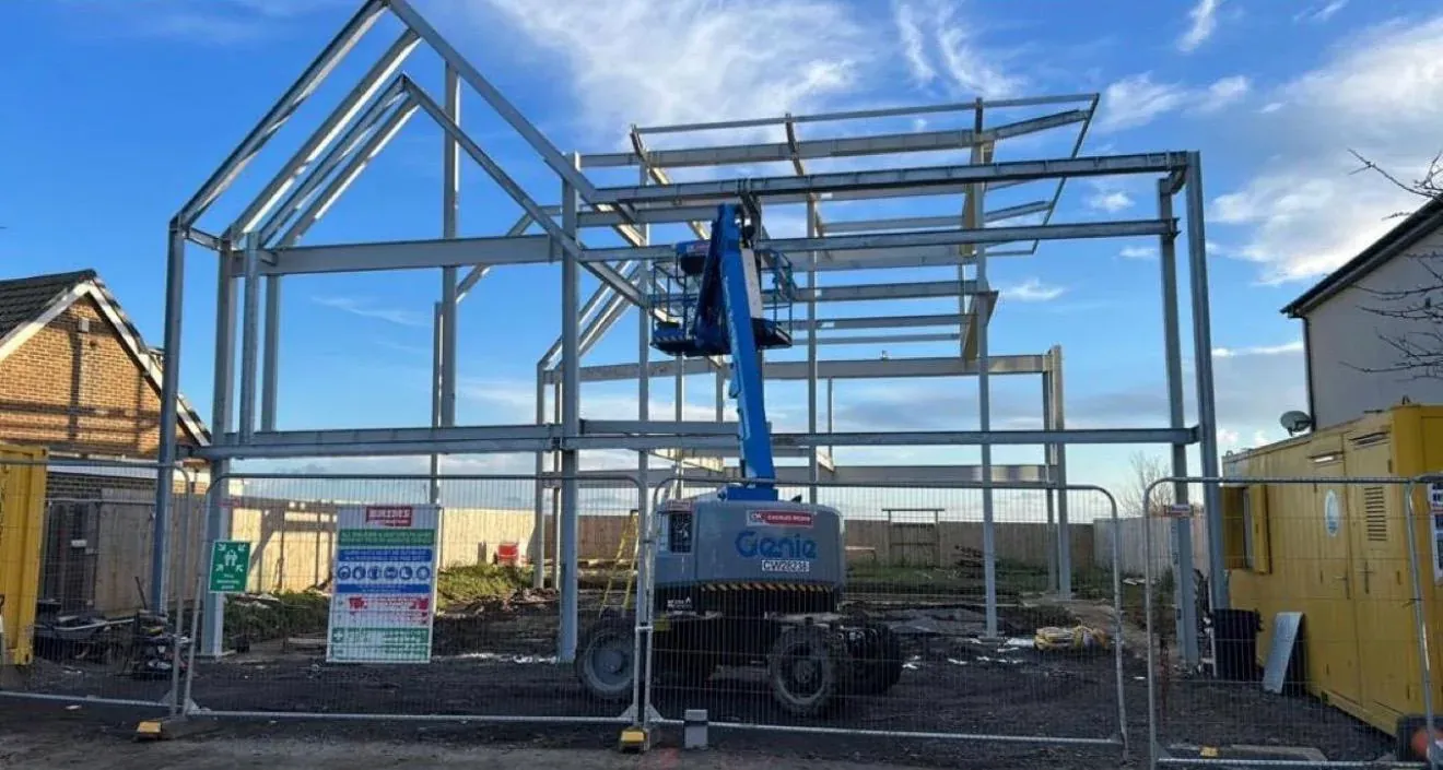 Construction steel fabrication